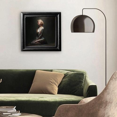 Medsan - Sous la lumière, la solitude — Signée à la main, Antiek en Kunst, Kunst | Schilderijen | Modern