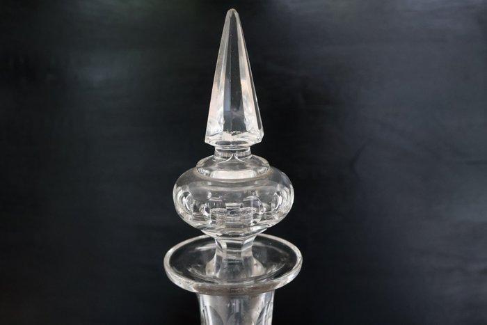 Karaf - Kristal - Footed decanter, Antiek en Kunst, Antiek | Glas en Kristal