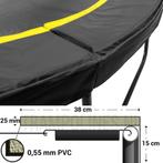 Trampoline Rand Magic Circle Pro Black 360 - 366 cm, Ophalen of Verzenden, Nieuw