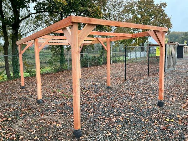 Veiling - Carport constructie Douglas  1200x310x210 cm, Tuin en Terras, Overkappingen