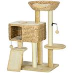 TRUUSK Katten Krabpaal 98 Cm Kattenboom Met 2 Ligoppervlakke, Dieren en Toebehoren, Katten-accessoires, Verzenden, Nieuw