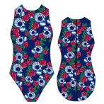 Special Made Turbo Waterpolo badpak roses skulls, Verzenden, Nieuw