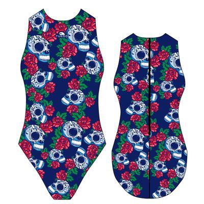 Special Made Turbo Waterpolo badpak roses skulls, Watersport en Boten, Waterpolo, Nieuw, Verzenden