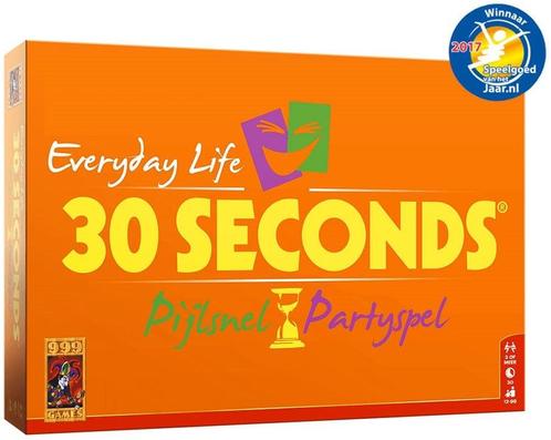 30 Seconds - Everyday Life | 999 Games - Gezelschapsspellen, Hobby en Vrije tijd, Gezelschapsspellen | Bordspellen, Nieuw, Verzenden