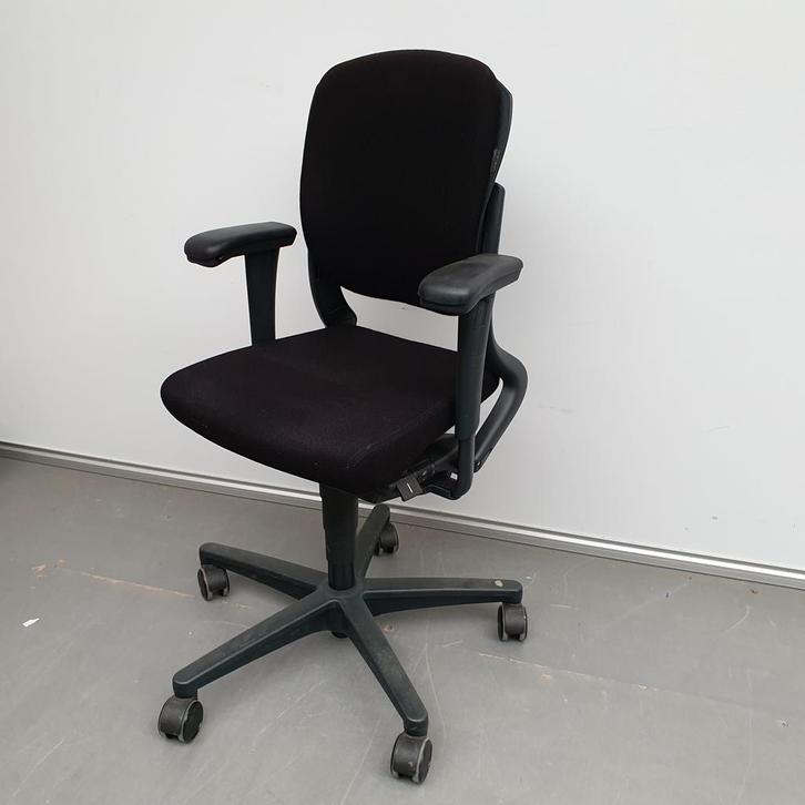 Ahrend 230 bureaustoel - zwarte stof, Huis en Inrichting, Bureaustoelen, Ophalen of Verzenden