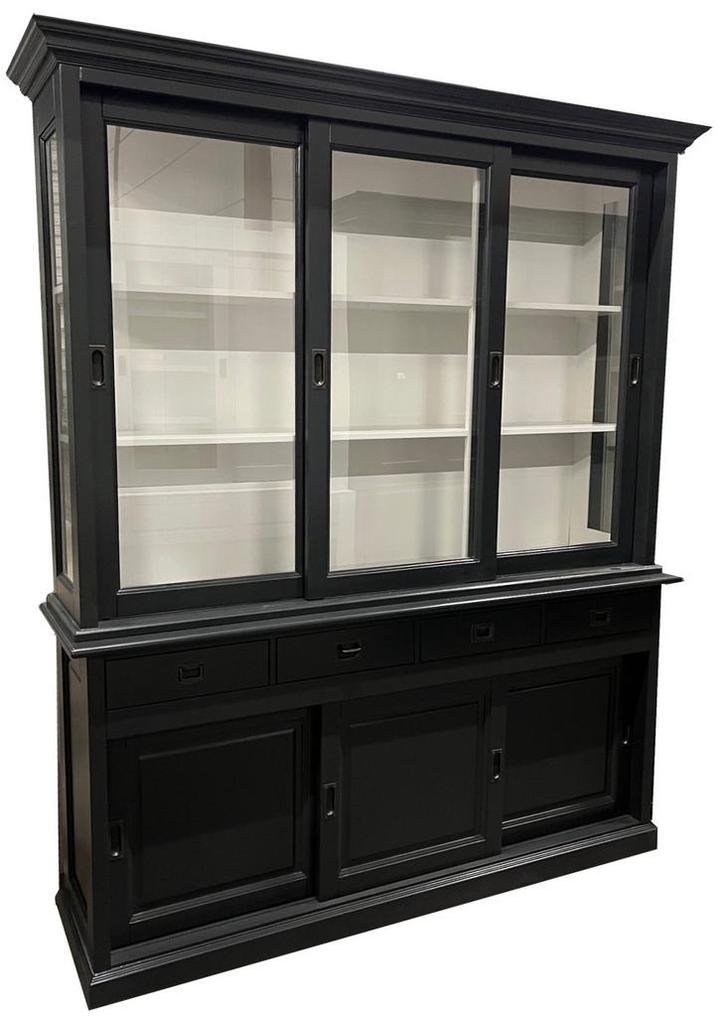 Buffetkast antraciet - wit Jubbega  180cm, Huis en Inrichting, Kasten | Buffetkasten, Ophalen of Verzenden