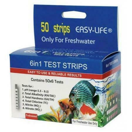 Easy Life teststrips zoetwater 50 stuks - pH, GH, KH, nitrie, Dieren en Toebehoren, Vissen | Aquaria en Toebehoren, Ophalen of Verzenden