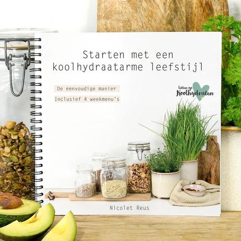 Koolhydraatarm kookboek     Startgids Letten op koolhydraten, Boeken, Gezondheid, Dieet en Voeding, Dieet en Voeding, Nieuw, Verzenden