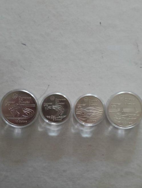 Canada. Elizabeth II. 1976 Montreal Olympics 4-coin set,, Postzegels en Munten, Munten | Europa | Niet-Euromunten