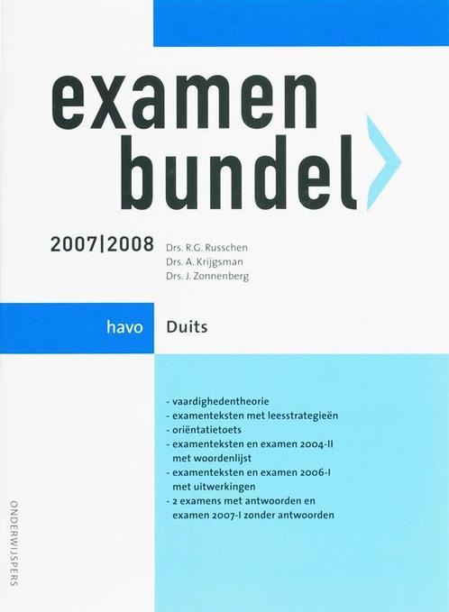 Examenbundel Havo Duits 9789006074208 R.G. Russchen, Boeken, Schoolboeken, Zo goed als nieuw, Verzenden