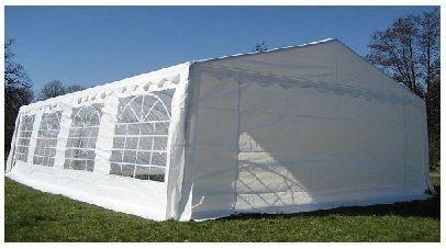 Classic Plus Partytent PVC 5x8x2 mtr in Wit (5x8 meter), Tuin en Terras, Partytenten, Partytent, Nieuw, 2 meter of meer, Verzenden