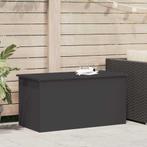 vidaXL Buitenopslagdoos Zwart 100 x 50.5 x 50 cm Koudgewalst, Huis en Inrichting, Woonaccessoires | Kisten, Verzenden, Nieuw