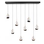 High light | Hanglamp | Helder | Clear Egg | 8 lichts, Nieuw, Ophalen of Verzenden, Glas, 75 cm of meer