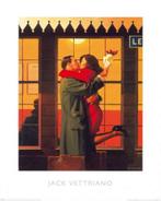 Kunstdruk Jack Vettriano - Back Where You Belong 60x80cm, Huis en Inrichting, Verzenden, Nieuw