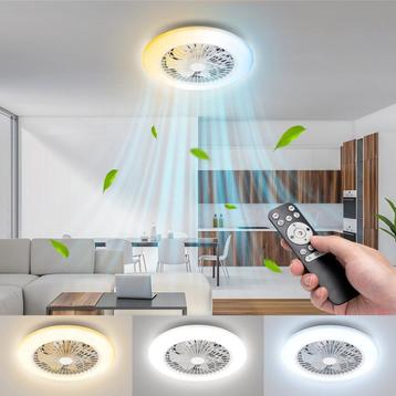 Aigostar 10K7W - Plafondventilator met verlichting - Ø 49 beschikbaar voor biedingen
