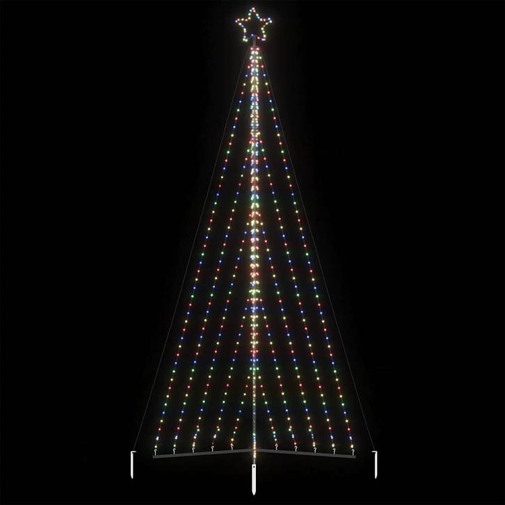 vidaXL LED-kerstboom 570 LEDs kleurrijk 399 cm, Diversen, Kerst, Nieuw, Verzenden