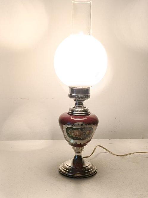 Bureaulamp - Elegante lamp met 800 zilverkeurmerk,, Antiek en Kunst, Antiek | Goud en Zilver