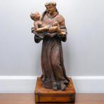 sculptuur, Saint Anthony with the Child - 18th century - 48, Antiek en Kunst