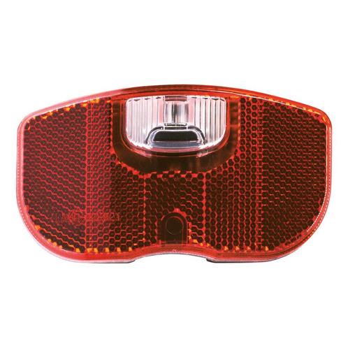 Simson Batterij Bagagedrager achterlicht 'Cliff' 1LED on/off, Fietsen en Brommers, Fietsonderdelen, Verzenden