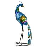 Decoratief ornament - Italië - Gekleurd pauwenveren – 59 cm