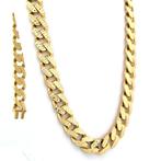 Handmade - Halsketting - 46 g - 18 karaat Geel goud, Witgoud, Sieraden, Tassen en Uiterlijk, Kettingen, Nieuw