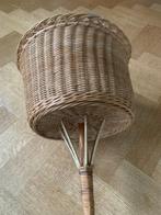 Wandelstok - Verzamel mand. - hout. pitriet, verzilverd