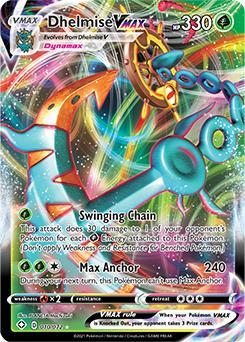 Dhelmise vmax 010/072 shining fates, Hobby en Vrije tijd, Verzamelkaartspellen | Pokémon, Losse kaart, Nieuw, Foil, Ophalen of Verzenden