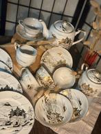 Koffie- en theeservies - Porselein - 4-delig dessertservies, Antiek en Kunst