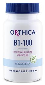 Orthica Vitamine B1 100 - 120 Tabletten, Diversen, Verpleegmiddelen, Nieuw, Verzenden