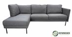 Compacte hoekbank grijs | 3-zits comfortbank, Huis en Inrichting, Banken | Bankstellen, Gebruikt, 125 tot 150 cm, Hoekbank, Driepersoons