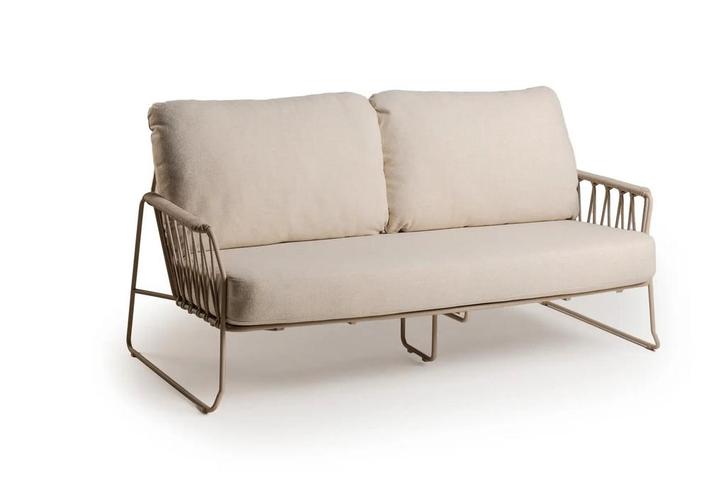 Tierra Outdoor Rivera loungebank champagne |, Tuin en Terras, Tuinsets en Loungesets, Ophalen of Verzenden