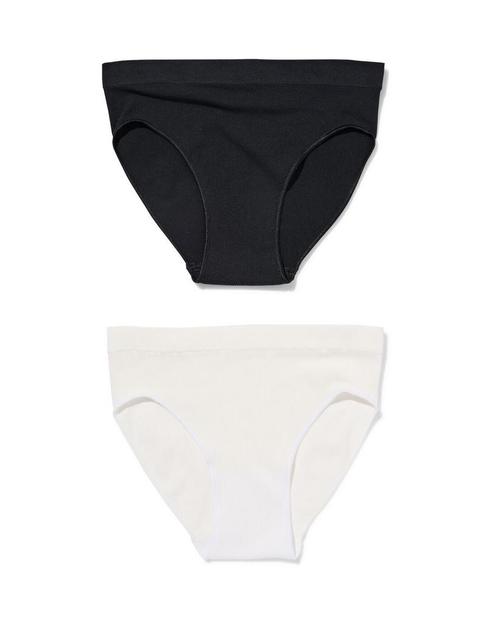 HEMA Kinderslips naadloos rib - 2 stuks wit, Kinderen en Baby's, Kinderkleding | Overige, Nieuw, Verzenden