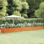 vidaXL Plantenbak verhoogd 600x80x45 cm cortenstaal roestig, Tuin en Terras, Bloembakken en Plantenbakken, 100 cm of meer, Verzenden