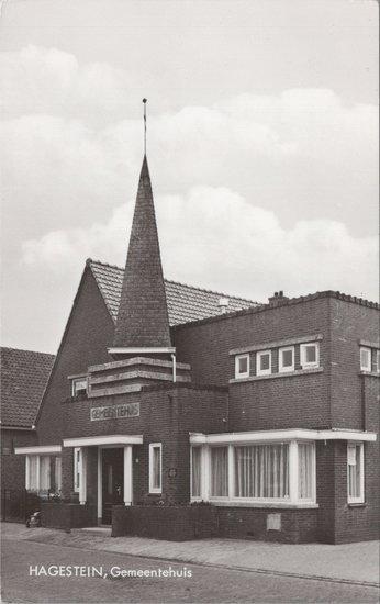 HAGESTEIN - Gemeentehuis, Verzamelen, Ansichtkaarten | Nederland, Verzenden