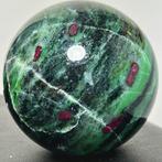 Ruby in zoisiet Fine polished Large Ruby in Zoisite sphere -