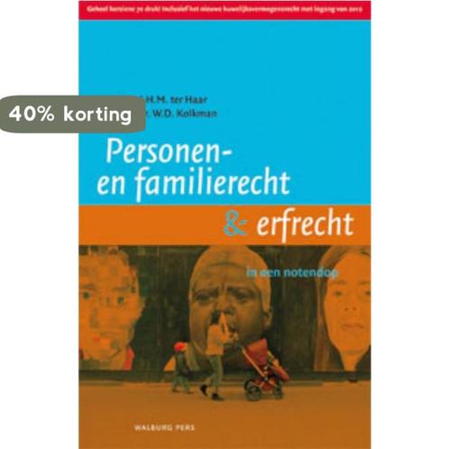 Personen- en familierecht & erfrecht 9789057305382, Boeken, Wetenschap, Gelezen, Verzenden