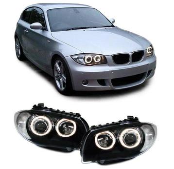 Koplampen met Angeleyes BMW E81 E82 E87 E87 LCI E88 B2728 beschikbaar voor biedingen
