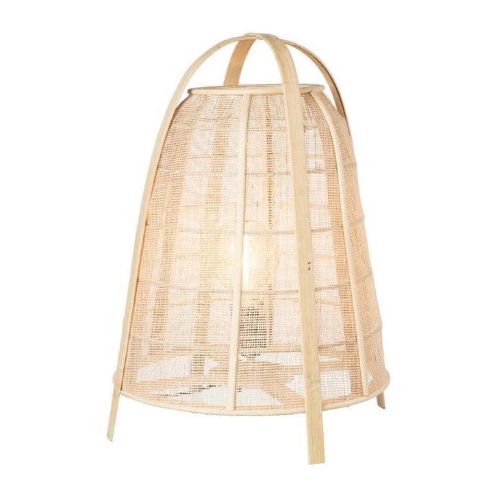 Tafellamp bamboe - 32x43 cm, Huis en Inrichting, Lampen | Tafellampen, Verzenden