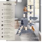 Krabpaal voor katten - Kattenkrabpaal - 144 cm - Grijs - Tec, Dieren en Toebehoren, Verzenden, Zo goed als nieuw