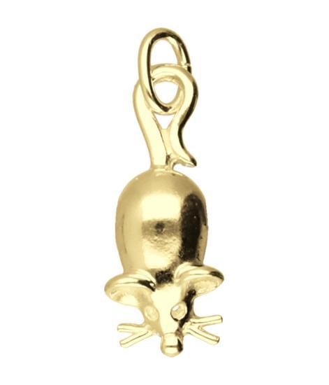 Gouden Muis 2 ketting hanger, Sieraden, Tassen en Uiterlijk, Kettinghangers, Verzenden