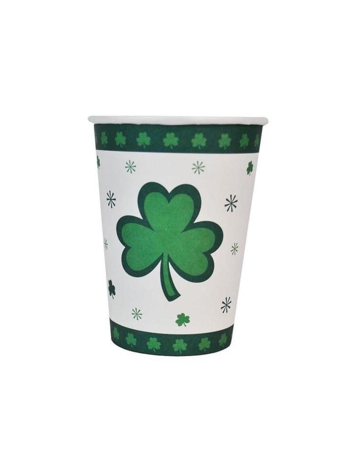 Bekers Shamrock Ierland (8st), Kleding | Dames, Carnavalskleding en Feestkleding, Nieuw, Ophalen of Verzenden