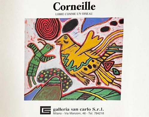 Guillaume Corneille (1922-2010) - Affiche Libre comme un, Antiek en Kunst, Kunst | Tekeningen en Foto's