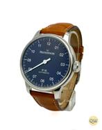 Meistersinger N°03 Automatic Blue, Ophalen of Verzenden, Zo goed als nieuw, Polshorloge