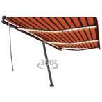 vidaXL Luifel handmatig uittrekbaar met LED 600x350 cm, Tuin en Terras, Zonneschermen, Verzenden, Nieuw