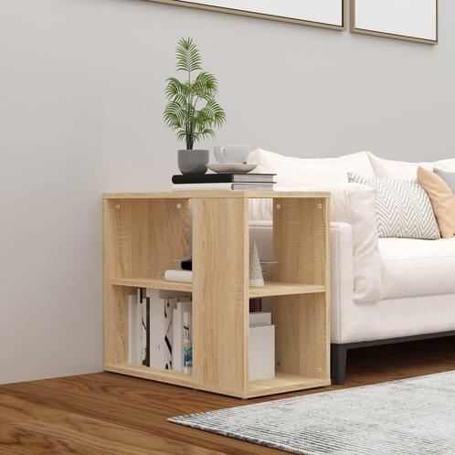 vidaXL Bijzetkast 60x30x50 cm bewerkt hout sonoma, Huis en Inrichting, Kasten | Buffetkasten, 25 tot 50 cm, Nieuw, Overige houtsoorten