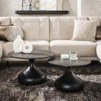 *WOONWINKEL* Ronde Salontafelset Keramiek Look, Huis en Inrichting, Tafels | Salontafels, Verzenden, Nieuw