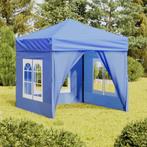 vidaXL Partytent inklapbaar met zijwanden 2x2 m blauw, Tuin en Terras, Partytenten, Verzenden, Nieuw