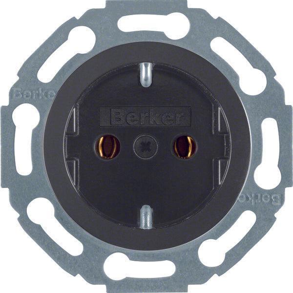 Hager Berker Wandstopcontact 1930/glas, Doe-het-zelf en Verbouw, Elektra en Kabels, Overige typen, Nieuw, Verzenden