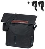 Fietsshopper Basil City MIK Hooks 14-16 Liter - Zwart, Verzenden, Nieuw