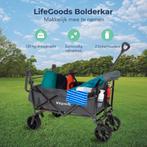 2dekans | LifeGoods Bolderkar - Opvouwbaar - Tot 120KG - 90L, Caravans en Kamperen, Bolderkarren, Ophalen of Verzenden, Zo goed als nieuw